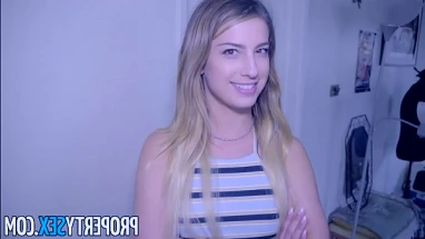 Petite tenant fucks landlord when she can't find rent money